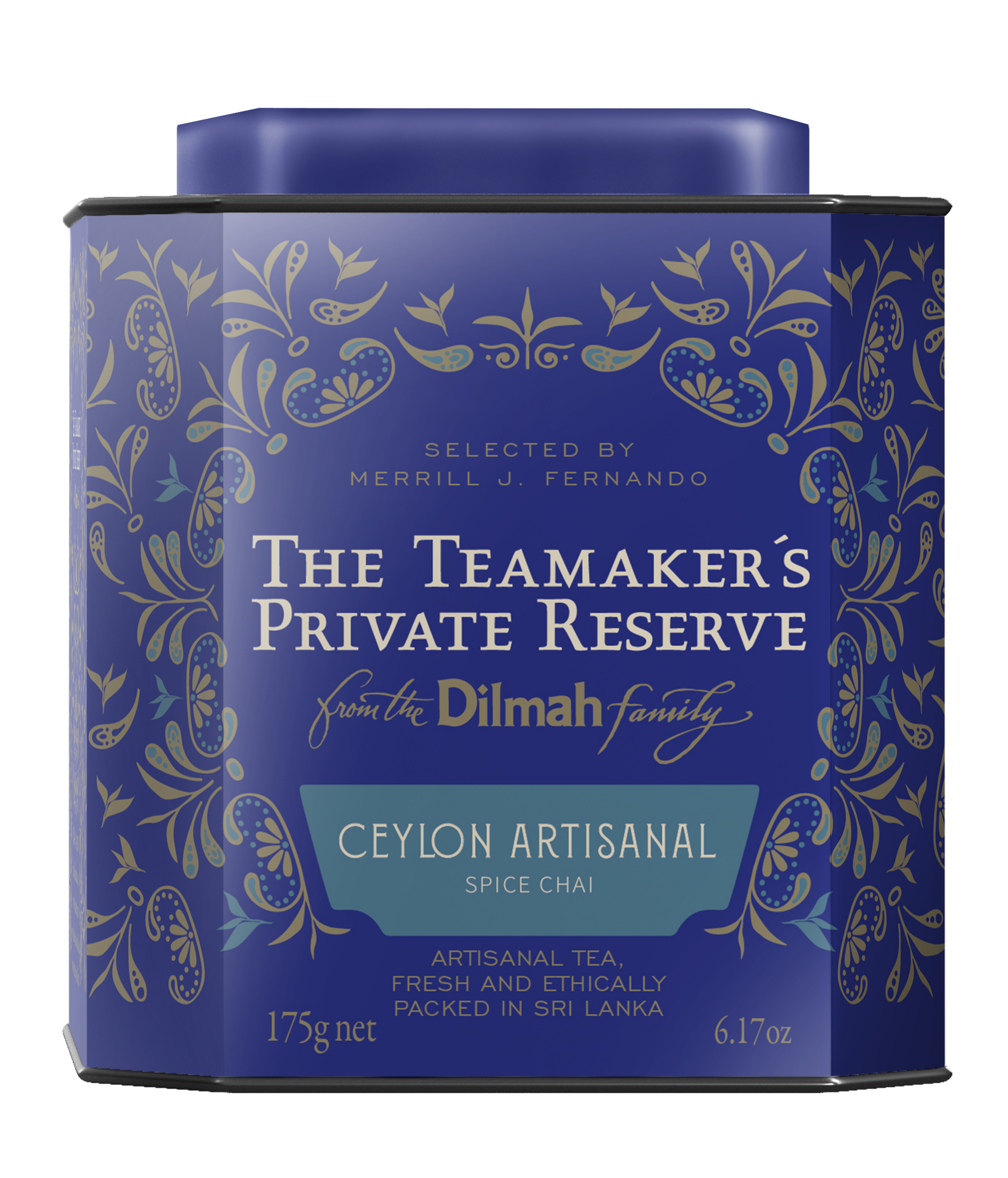 TPR Ceylon Artisanal Spice Chai Black Tea Caddy-175g Loose Leaf