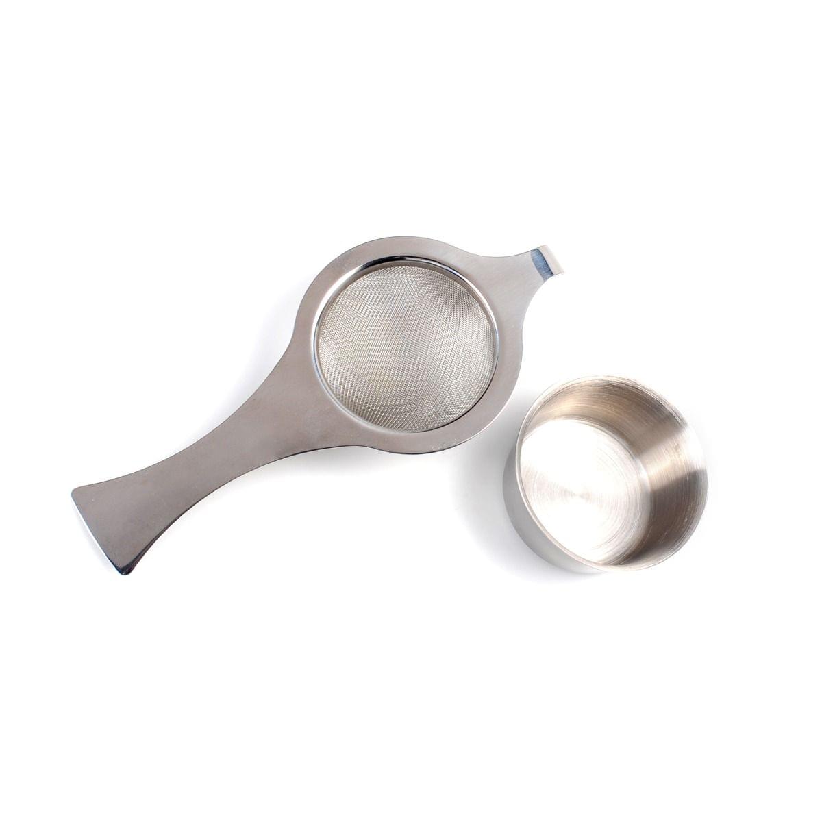 Camellia Leaf Tea Strainer with Holder