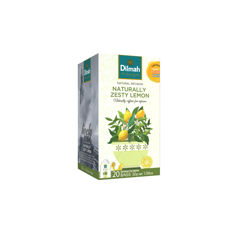 Naturally Zesty Lemon Infusion-20 Individually Wrapped Tea Bags