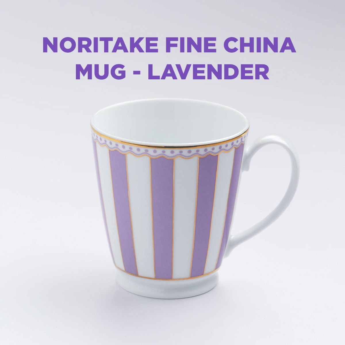 Noritake Fine China Mug-Lavender (150ml)