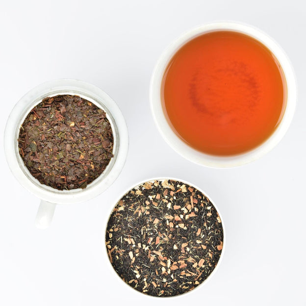 TPR Ceylon Artisanal Spice Chai Black Tea Ceramic Caddy-300g Loose Leaf