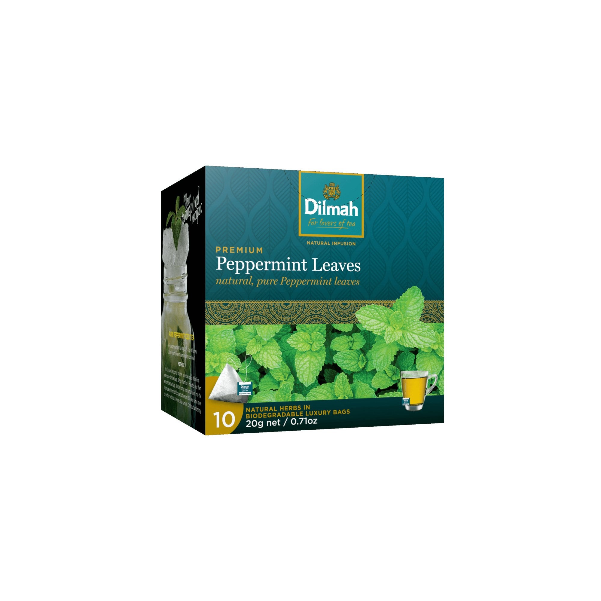 Inspiration Peppermint Leaves - 10 Luxury Leaf Tea Bags