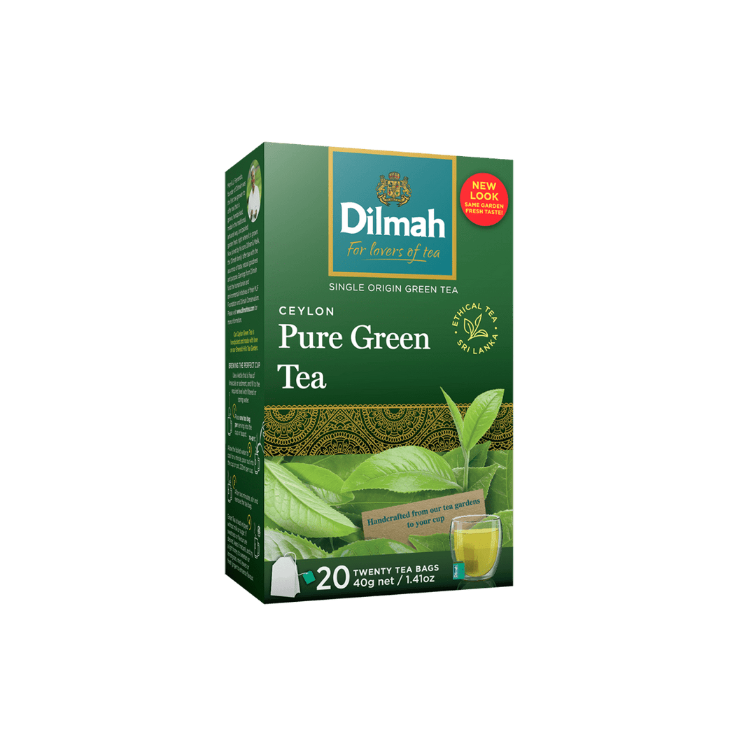 Ceylon Green Tea 20 Tea Bags | Best Green Tea Bags – Dilmah Tea