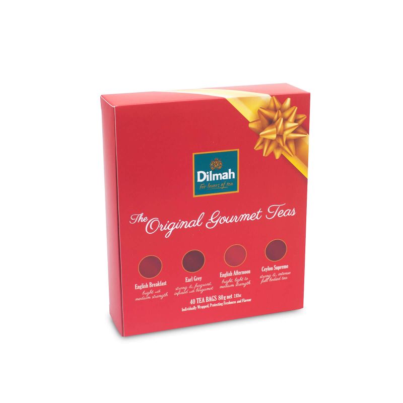 The Original Gourmet Teas Variety Gift Pack-4x10 Individually Wrapped Tea Bags