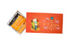 Tea for Joy Envelope with Lively Lime and Orange Fusion Flavoured Black Tea-4 Individually Wrapped Tea Bags