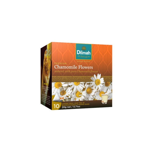 Inspiration Chamomile Flowers Infusion-10 Luxury Leaf Tea Bags